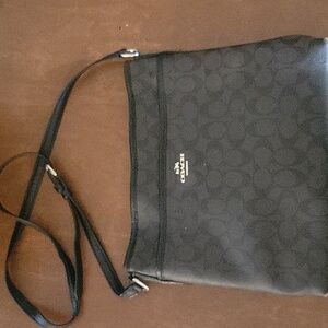 Coach Signature Black Crossbody Bag